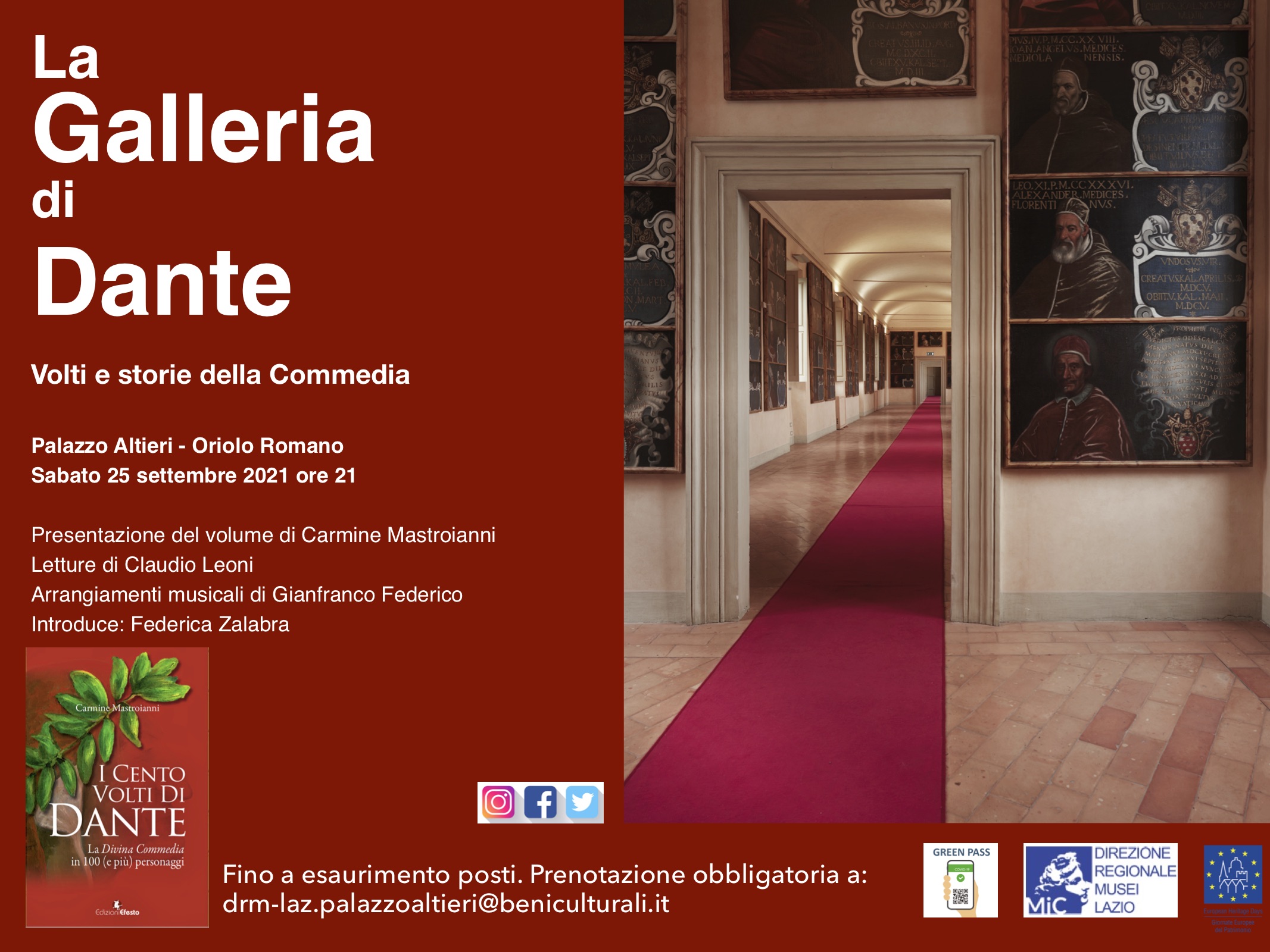 La Galleria di Dante. Volti e storie della Commedia